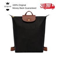 ราคา [Luxuco] Longchamp Le Pliage M Backpack สีดํา (43565509931)