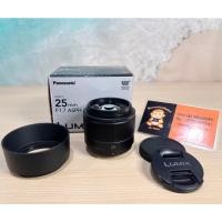 ราคา เลนส์ถูก Panasonic Lumix G 25mm f/1.7 ASPH เป็นเลนส์ Fix ถ่ายหน้าชัดหลังเบลอ (57806592002)