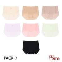 ราคา B'me กางเกงในเอวกลางไร้ขอบไร้ตะเข็บ รุ่น ME7A1B (แพ็ก 7 ตัว) คละสี (40711165089)