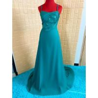 ราคา ชุดราตรีกระโปรงยาว สีเขียวฟ้า (10311544532)
