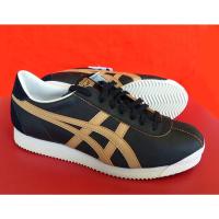 ราคา ์Onitsuka Tiger Corsair หนังแท้ สีดำด้านๆ ดูวินเทจ / ลายคาดน้ำตาลงามหยด (สินค้าแท้ พร้อมกล่อง) (21227673876)