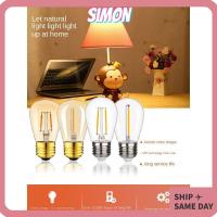 ราคา หลอดไฟคริสตัล SIMON, หลอดไฟ LED ST45 วอร์มไวท์ 27 ดวง, ไฟหลอดไส้ 1W 2W 2700K แสงสีขาว (54159559588)