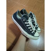 ราคา Converse All Star สีดำ ไซร้ 40/25.5 มือสองของแท้ (47604872852)