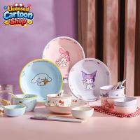 ราคา 【ของแท้】Sanrio จาน / ชาม / ถ้วย / ตะเกียบ / ช้อน Kuromi Hello Kitty My Melody Cinnamoroll ขายแยกชิ้น (48401303102)