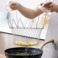 ราคา Fin 1 ตะแกรงทอด ตะแกรงอเนกประสงค์ ล้างผัก ต้ม ทอด นึ่ง ลวกได้ Magic Kitchen 12 in 1 Tool No. 2856 (7940627059)