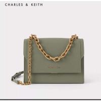 ราคา กระเป๋า CHARLES & KEITH มือ 1 ป้ายครบ ขนาด 8 นิ้ว ฐานกระเป๋า กว้าง 3 นิ้ว #กระเป๋าสะพาย (15194261831)