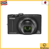 ราคา จากญี่ปุ่น [สินค้ามือสอง]Nikon Digital Camera COOLPIX S8200 Noble Black S8200BK (49653278827)