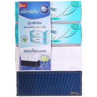 ราคา KLEENEX คลีเน็กซ์ซิลกี้สมูธแอนด์บียูบ๊อกซ์กระดาษเช็ดหน้า แพค 4 [8888336035864] (42923012391)