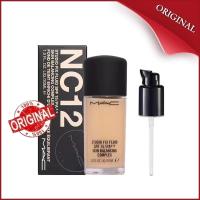 ราคา ของแท้ 【MAC】Studio Fix Fluid Foundation SPF15 PA++ ไพรเมอร์ รองพื้นคุมมัน NC12/NC18 (46558869223)