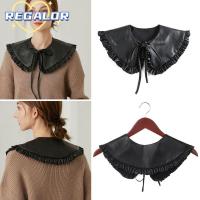 ราคา REGALOR0G เสื้อเชิ้ตปกปลอมลายลูกไม้ สไตล์วินเทจ สามารถถอดออกได้ง่าย (54109276479)