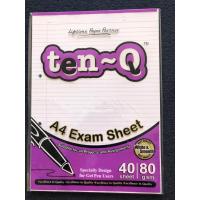ราคา แผ่นสอบ TEN-Q A4 80 แกรม (40 แผ่น) (22569170050)