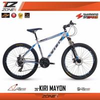 ราคา KIRI จักรยานเสือภูเขา อลูมิเนียม 26 นิ้ว / 24 สปีด /รุ่น MAYON (สีขาว/น้ำเงิน) (300483829)