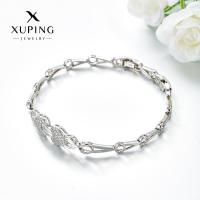 ราคา สร้อยข้อมือทองแดงชุบทองขาวฝังเพชร ดีไซน์พิเศษ สำหรับคนรักงานเครื่องประดับหรู (49608813539)