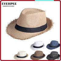 ราคา หมวกฟาง EYEHPEE แบบคาวบอยปีกกว้าง กันแดด สำหรับผู้ชาย (56009290683)