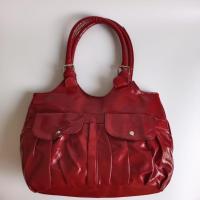 ราคา กระเป๋ามือสอง ทรงคล้องไหล่ สีแดงสด (19728587342)