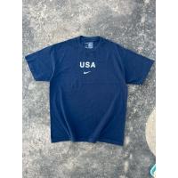 ราคา เสื้อยืดวินเทจ N.ike สีกรม ไซส์ XL ลายโลโก้ USA (52208957623)