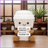 ราคา โครเชต์สนับสนุน บัดดี้ กาแฟแรงบันดาลใจตุ๊กตาสร้างแรงบันดาลใจขนาดเล็กน่ารักอุปกรณ์ตกแต่งพร้อมการ์ดสําหรับ asdiuh (56206239613)