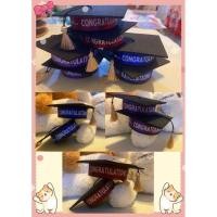 ราคา มีส่งด่วนหมวกรับปริญญา**มีพู่**สำหรับตุ๊กตา 7×7 ซม. (ตุ๊กตาขนาด 12 นิ้ว) (20886614420)