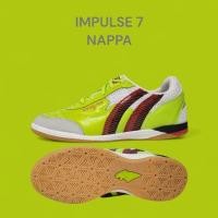 ราคา สินค้าลิขสิทธิ์[ของแท้100%]รองเท้าฟุตซอลแพน ตังรองท๊อป PAN IMPULSE 7 NAPPA PF-14R3-GO (25687686981)