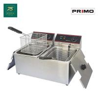 ราคา PRIMO เตาทอด เตาทอดไฟฟ้า ขนาด6, 8, 11ลิตร x2ถัง PIM1-EF (20278812948)