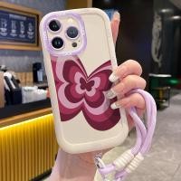 ราคา IPhone 11 11 Pro 11 Pro Max 12 12 Pro 12 Pro Max 13 13 Pro 13 Pro Max Case Small Butterfly Drawing With Lanyard (56207160454)