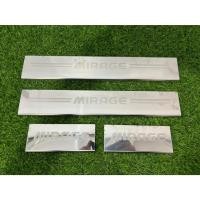 ราคา [ E-TAX ] Mitsubishi Mirage สแตนเลส ชายบันได, สครับเพลท, กันรอย (LA) (24991128095)