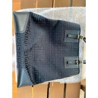 ราคา Givenchy Black Textured Tote Bag with Monogram Design (50756860218)