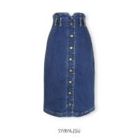 ราคา กระโปรงทรงดินสอเอวสูง (เอว 26-27") กระโปรงมือสอง กระโปรงญี่ปุ่น (16293911360)