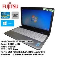 ราคา โน๊ตบุ๊คมือสอง Notebook Fujitsu Core i5-GEN2(RAM 4GB/HDD:250GB)ขนาด15.6 นิ้ว (22487920746)