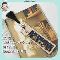 ราคา DIY ชุดที่คั่นหนังสือไม้ Mother-of-Pearl เกาหลี ✨ ของขวัญงานฝีมือแบบดั้งเดิมที่ทําด้วยมือ (46900493561)
