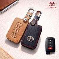 ราคา ซองหนังแท้ ใส่กุญแจรีโมทรถยนต์ Toyota All New Camry,Altis,Hybrid ตัวท๊อป รุ่นโลโก้เหล็ก (2107524901)
