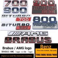 ราคา Benz BRABUS โลโก้รถ 700/800BITURBO 900 โลโก้รถ Fender โลโก้ด้านข้าง Boss Speed BRABUS Word โลโก้ภาษาอังกฤษสีดําสีแดง AMG ด้านหลังหางโลโก้ (45958669498)