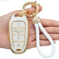 ราคา 【2022-2025】 Cross-border hot model TPU พนมเปญกระเป๋าใส่กุญแจรถพร้อมเชือกมือเจาะแหวนเชือกถักพวงกุญแจ (45803153352)