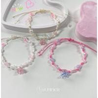 ราคา พร้อมส่ง✨สร้อยเชือกเทียน ถักเชือกเทียน สร้อยข้อมือเชือกเทียน (24350629977)