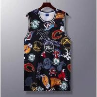 ราคา เสื้อบาสเก็ตบอล ลายทีมบาสNBA เสื้อกีฬา เสื้อบาส สกรีน NBA Team ผ้านิ่ม ใส่สบาย ระบายอากาศได้ดี (22437039587)