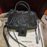 ราคา Balenciaga mini city 2013 ของแท้ สีเทา หนัง Lamp (1837357115)