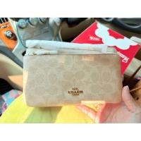ราคา กระเป๋าสตางค์ Coach 2 ซิป L ของใหม่ (43779344620)