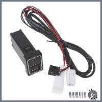 ราคา for QC3.0 Dual USB Socket Quick Charge Car Charger LED Voltmeter Display (28779431034)