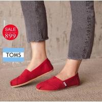 ราคา Toms classic red canvas แท้100% (3617793417)