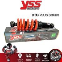 ราคา โช๊คหลัง DTG PLUS SONIC BLACK/RED สูง 255 mm. HONDA โช๊คอัพ YSS แท้ โช้ค สำหรับ ฮอนด้า โซนิค แกนดำ สปริงแดง โช๊คเดี่ยว (29668654958)