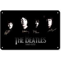 ราคา ORIMAMI ป้ายโลหะ The Beatles, 8 x 12 นิ้ว, ตกแต่งผนัง, Memoria และของขวัญสําหรับแฟนๆ (57857394408)