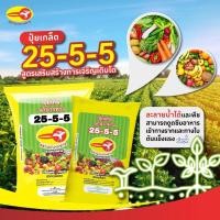 ราคา ปุ๋ยเกล็ดนกปากห่าง 25-5-5 บำรุงต้น ใบ เร่งโต แตกใบเขียว (28586962960)