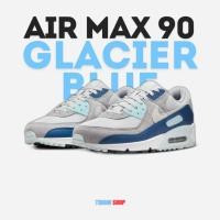 ราคา รองเท้าผู้ชาย รองเท้าลำลอง Nike Air Max 90 'Glacier Blue' [ลิขสิทธิ์แท้ NIKE ป้ายไทย] [รหัส FN6958 001 ] (26517568187)