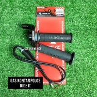 ราคา TOMBOL PLAIN KONTAN GAS RIDE IT IRON SPONTAN RACING GAS พร้อมปุ่ม RIDE IT (25178187376)