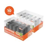 ราคา อะแดปเตอร์เดินทาง Olike C203 Dual Port A & Type-C (45706495229)