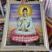 ราคา บูชา เจ้าแม่กวนอิม แม่กวนอิม พระโพธิสัตว์กวนอิม กวนอิม ภาพมงคล เสริมดวง ฮวงจุ้ย ค้าขายดี ของขวัญ ของที่ระลึก (8506055101)
