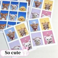 ราคา Steve 2 ชิ้นชุดหมีน่ารัก ID Photo สติกเกอร์ (26761103103)