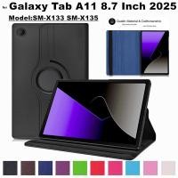 ราคา for Samsung Galaxy Tab A11 8.7 Inch 2025 SM-X133 SM-X135 Tablet 360 Rotating PU Leather Case With Stand Flip Tablet Case (42073504965)