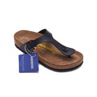 ราคา Birkenstock Gizeh Birko-Flor T-Back Classic Cork Flip Beach รองเท้าแตะลําลอง 16. (28644558571)