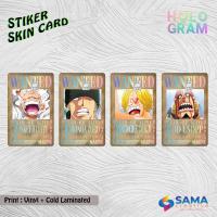 ราคา Wanted Bounty One Piece - HOLOGRAM Skin Card Sticker - ATM Vinyl Debit, บัตรเครดิต, Emoney, Flazz, One Piece Hologram Sticker Access Card (49755650225)